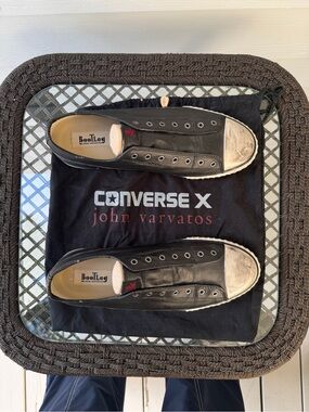 Converse x John Varvatos Men’s Black Slip-On Sneakers
